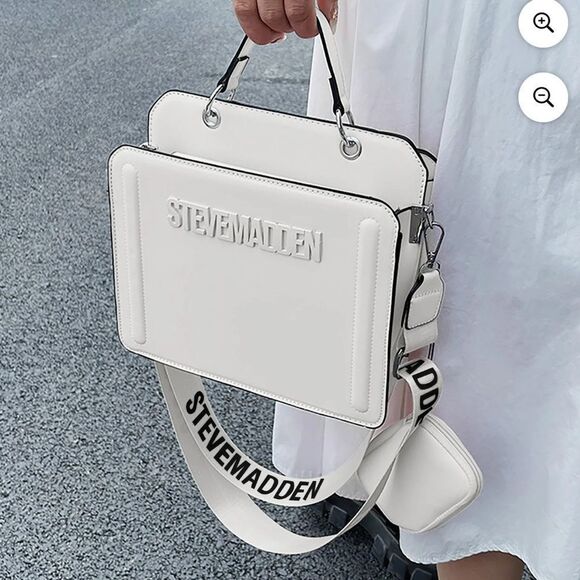 Steve Madden White Crossbody Bag - Picture 1 of 10